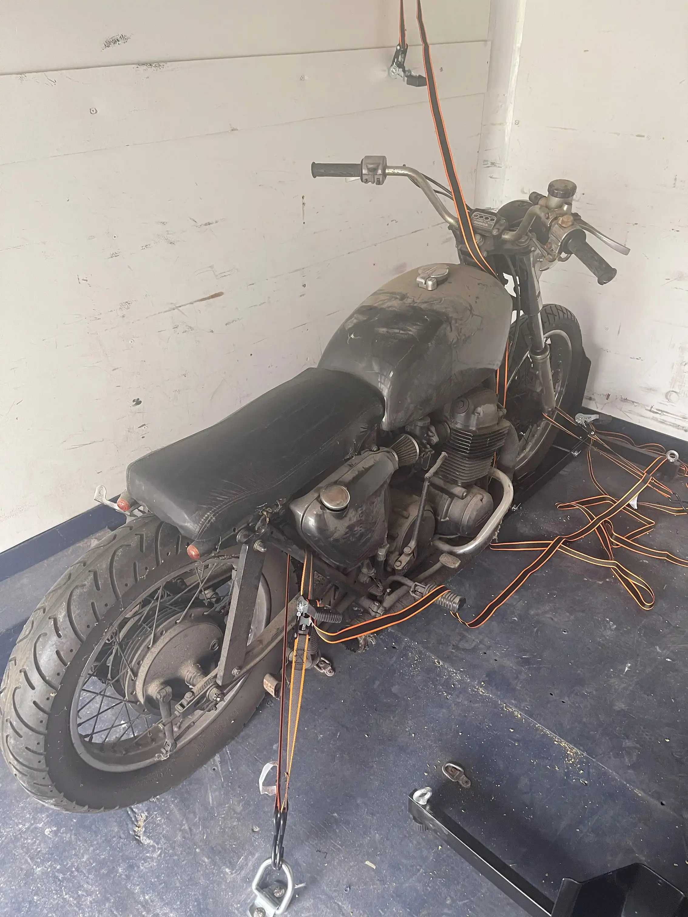 Before Picture of the Honda CB750 Four